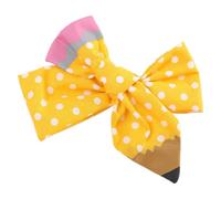 Cerchietto per capelli a , fermagli per capelli con giallo, accessorio per lo styling per la scuola, abbigliamento decorativo in iverse foto per feste all'asilo