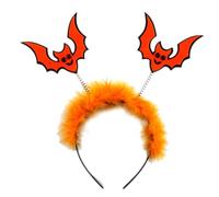 Cerchietto per capelli a forma di ali di pipistrello, da donna, per cosplay, feste, trucco