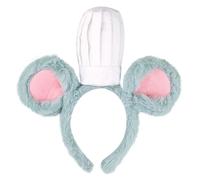 Cerchietto per capelli a forma di cappello da chef, con orecchie e topolino, accessorio per cosplay per gli appassionati di cucina