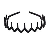 Cerchietto per capelli a forma di squalo, per donne e ragazze, in plastica, con pettine a zig zag antiscivolo