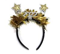 Cerchietto per capelli a forma di stella a cinque punte per festival Cerchio per capelli prestazioni copricapo per costume di Capodanno Unisex Cerchi per capelli per le donne Capodanno a cinque punte