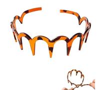 Cerchietto per capelli a forma di U, alla moda, con denti in cranio 2025, reversibile, coreano, con denti, regalo per ragazze adolescenti