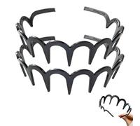 Cerchietto per capelli a forma di U, alla moda, con denti in cranio 2025, reversibile, coreano, con denti, regalo per ragazze adolescenti