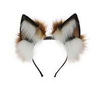 Cerchietto per capelli a forma di volpe per cosplay adulto ricaricabile elettrico in movimento cerchietto per capelli anime per Halloween per adulti