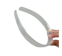 Cerchietto per capelli a tinta unita, con dentatura, trasparente, 8 mm/12 mm/20 mm/25 mm, fasce per capelli semplici pettine dentato fasce trasparenti per bambini