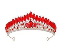 Cerchietto per capelli alla moda con strass luccicanti corone accessori per abito da sposa ornamento copricapo da donna