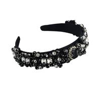 Cerchietto per capelli barocco stile coreano semplice con strass colorati da donna