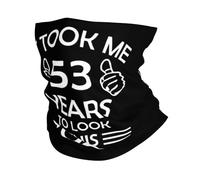 Cerchietto per Capelli Buon 57° Compleanno Durevole Protezione del Viso Elastico Bandana per Pesca Sports Motocicletta