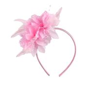 Cerchietto per capelli colorato con fiore piumato puntelli per festival per donne e ragazze con disegni floreali per eventi a tema martedì grasso carnevale festa ornamento per capelli