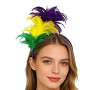 Cerchietto per capelli colorato per carnevale, accessorio per copricapo, costume da vacanza, accessorio per feste in stile decorativo per migliorare il look festivo, per donne, concerto della mia
