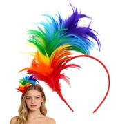 Cerchietto per capelli colorato per carnevale, accessorio per copricapo, costume da vacanza, accessorio per feste in stile decorativo per migliorare il look festivo, per donne, concerto della mia