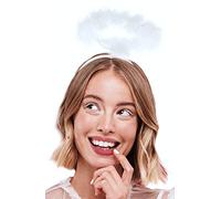 Cerchietto per capelli con aureola bianca | Cerchietto per capelli Angelo | Cristo Bambino - l'accessorio perfetto per signore e signori per completare un costume da angelo