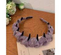 Cerchietto per capelli con bolle di garza colorata: bellissimo copricapo per sposa, accessori per capelli alla moda, feste di nozze, fascia per capelli a rete nera da donna