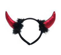 Cerchietto per capelli con corna da diavolo, per cosplay, Halloween, feste, accessori per capelli, per bambini e adulti, trucco per lavare il viso