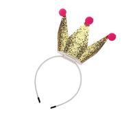 Cerchietto per capelli con corone scintillanti con paillettes, per feste e riunioni, antiscivolo e comodo da indossare per donne e ragazze