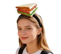 Cerchietto per capelli con design a forma di pane, comodo e divertente, per feste a tema, compleanni, scuola