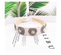 Cerchietto per capelli con diamanti semplici Cerchietti per capelli in cristallo per donne Cerchietto largo con strass Accessori per matrimonio Gioielli bohémien Regalo