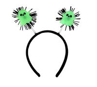 Cerchietto per capelli con fantasma per Halloween, da donna, fluorescente, carino, per Halloween, verde luminoso, si illumina al buio, accessori per capelli di Halloween, accessori per feste 1 pezzo