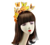 Cerchietto per capelli con farfalla e farfalla, per servizi fotografici, per feste