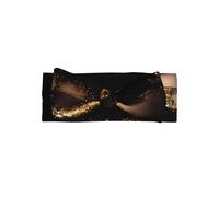 Cerchietto per capelli con fiocco e stampa sabbia nera oro - Regalo per neonati - Perfetto per neonati - Accessori per capelli da principessa dolce