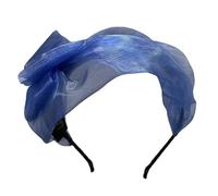 Cerchietto per capelli con fiocco in pizzo per donne, elegante fascia in rete francese, antiscivolo, dolce balletto, fascinator, fascia per capelli per eventi formali