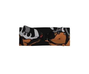 Cerchietto per capelli con fiocco stampato con renna, accessorio per capelli, adatto per neonati, neonati e bambini piccoli