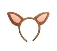 Cerchietto per capelli con orecchie di animali della giungla, decorazioni per feste in peluche per costumi cosplay, oggetti di scena e regali per foto di compleanno, cerchietto con orecchie di animali