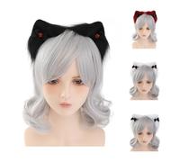 Cerchietto per capelli con orecchie di gatto, per cosplay, ragazze, ragazze, per appassionati di film, anime, incontri a tema, cosplay, copricapo per capelli, gatti, volpi, orecchie, anime, cosplay,