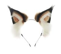 Cerchietto per capelli con orecchie di gatto, per feste musicali, cosplay, anime, personaggio