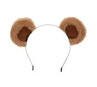 Cerchietto per capelli con orecchie di orso, stile giapponese, in tessuto morbido, accessorio per capelli alla moda, per bambini e donne, uso quotidiano