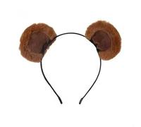 Cerchietto per capelli con orecchie di orso, stile giapponese, in tessuto morbido, accessorio per capelli alla moda, per bambini e donne, uso quotidiano