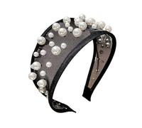 Cerchietto per capelli con perla e struttura ad arco per datteri del tè | Forma ad arco per una finitura elegante dell'outfit da cena e accenti formali