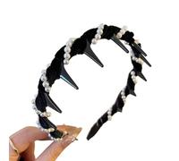 Cerchietto per capelli con perle artificiali: bellissimo copricapo per sposa, accessori alla moda per feste di nozze, cerchi da donna
