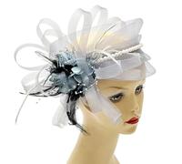 Cerchietto per capelli con perle e fiori, per feste e spettacoli teatrali, adatto a tutte le taglie, aggiunge un tocco di fantasia al look