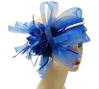 Cerchietto per capelli con perle e fiori, per feste e spettacoli teatrali, adatto a tutte le taglie, aggiunge un tocco di fantasia al look