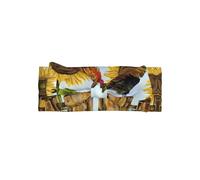 Cerchietto per capelli con stampa di gallo e girasole, vintage, regalo per neonati, perfetto per neonate, ragazze, accessori per capelli da principessa