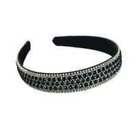 Cerchietto per Capelli con Strass Fascia antiscivolo con strass for donna, semplice copricapo(Color2)