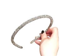 Cerchietto per Capelli con Strass Fascia for capelli con strass da donna, fascia for capelli con cristalli, fascia antiscivolo(Color4)