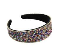 Cerchietto per Capelli con Strass Fascia larga con strass da donna