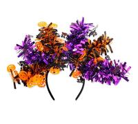 Cerchietto per capelli con zucca di Halloween, giorno della morte, accessorio per la pulizia dei tubi, accessorio per costume cosplay per adulti