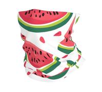 Cerchietto per Capelli Cute Watermelon Fruit Antipolvere Sciarpa al Collo Multiuso Ghetta da Collo per Motocicletta Escursionismo Pesca