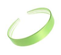 Cerchietto per capelli da 2,5 cm, in plastica satinata, senza denti, per donne e ragazze, colore: verde lime Glitz4Girlz