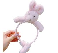 Cerchietto per capelli da donna, accessori per capelli semplici per donne studentesse che lavano il viso fascia per capelli in peluche farcito a forma di orsetto fasce per capelli multicolore