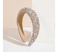 Cerchietto per capelli da donna con diamanti e strass, accessori per capelli larghi