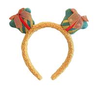 Cerchietto per capelli da donna, con pupazzo di neve e Babbo Natale, cerchietto elastico per capelli, accessorio per foto, accessori per feste