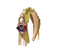 Cerchietto per capelli da donna coreano con strass e strass