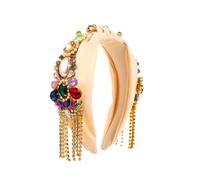 Cerchietto per capelli da donna coreano con strass e strass