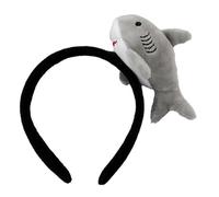 Cerchietto per capelli da donna e ragazza 3D con peluche a forma di pesce e animali, per lavare il viso, accessori per capelli in stile cartone animato