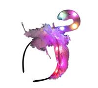 Cerchietto per capelli da donna e ragazza, adorabile fascia per capelli 3D, per feste in maschera, feste in maschera, musica, festival