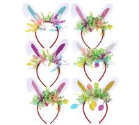 Cerchietto per capelli da donna, fascia per capelli da donna, fasce per orecchie da coniglietto per feste, fasce per capelli da donna, strumento decorativo dai colori vivaci per feste, vacanze